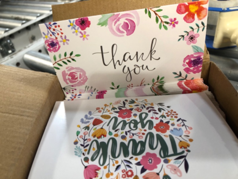 Photo 4 of Thank You Cards with Envelopes (100 Pack)