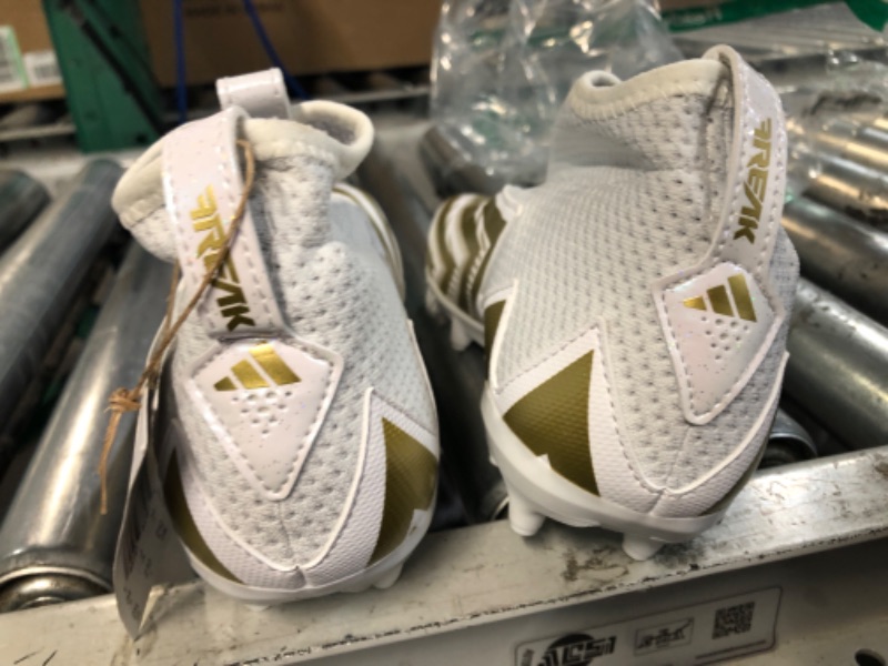 Photo 4 of adidas Unisex-Child Freak Spark 23 Football Shoe Gold/White size 2.5