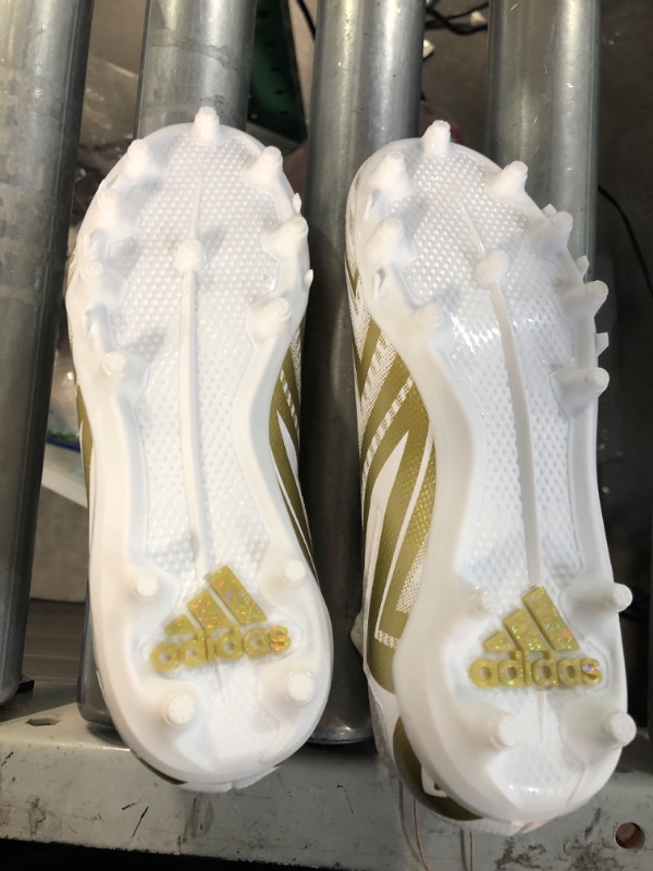 Photo 3 of adidas Unisex-Child Freak Spark 23 Football Shoe Gold/White size 2.5