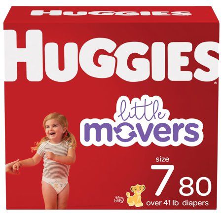 Photo 1 of  Huggies Little Movers Size 7, 80ct