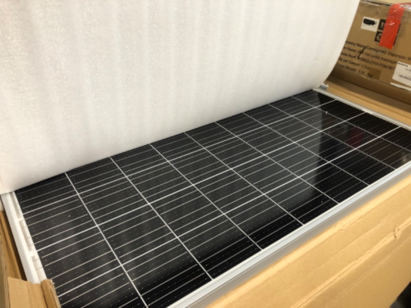 Photo 2 of **DAMAGE** ECO-WORTHY 2pcs 100 Watt Solar Panels 12 Volt 