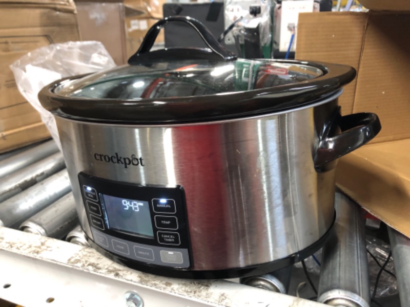 Photo 2 of *DIRTY/USED* crock-pot 2137020 mytime technology, 6-quart programmable slow cooker