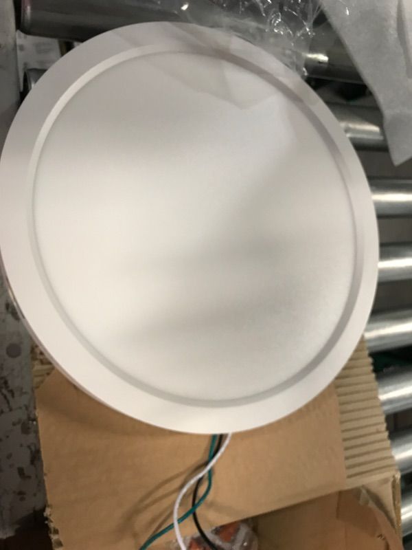 Photo 2 of (USED) hykolity 1 Pack 13 Inch Selectable CCT LED Round Flat Panel Light
