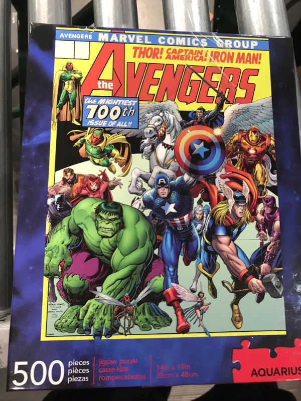 Photo 4 of * some pieces are damaged *
NMR Distribution Marvel Avengers Comic Cover 500 Piece Jigsaw Puzzle