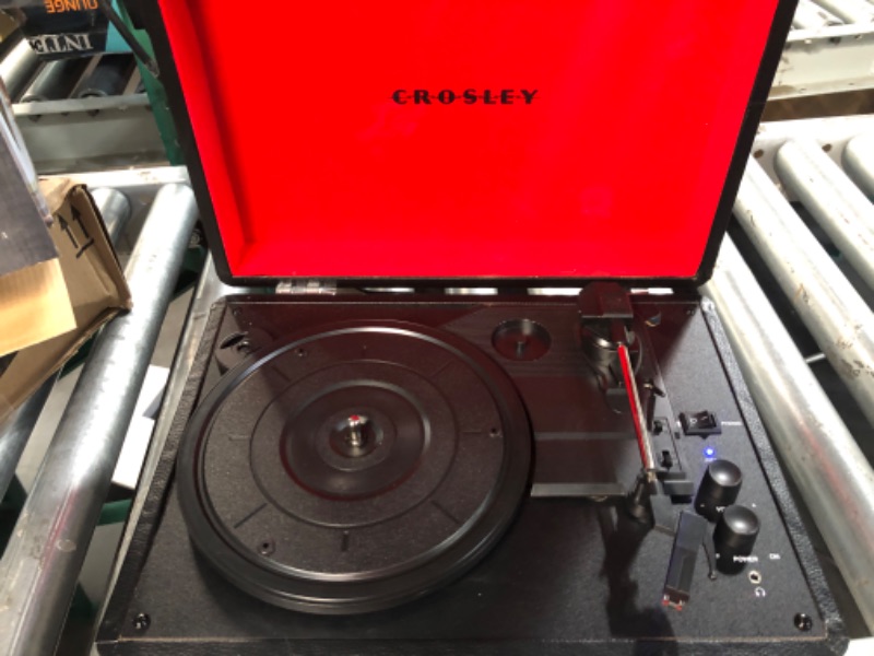 Photo 3 of Crosley CR8005F-BK Cruiser Plus Vintage 3-Speed Record Player