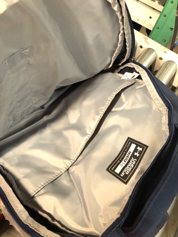 Photo 1 of **SEE NOTES** Under Armour Unisex Hustle 5.0 Backpack Academy Blue 