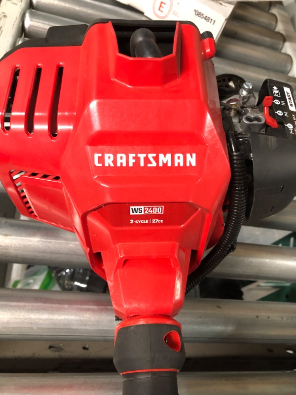 Photo 3 of **UNABLE TO TEST** CRAFTSMAN WS2400 27-cc 2-cycle 18-in Straight Gas String Trimmer