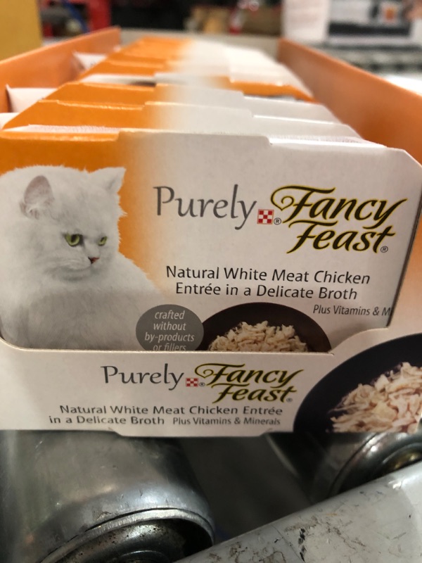 Photo 2 of **Exp Oct 2024** Fancy Feast White Meat Chicken Adult Wet Cat Food - 2 oz (Pack of 10)