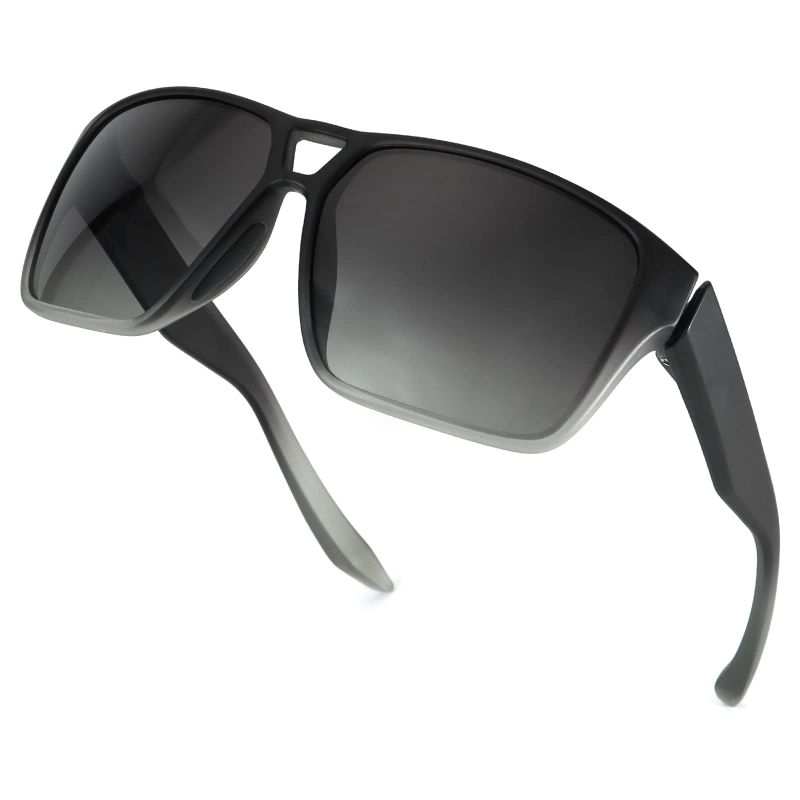 Photo 1 of Dollger Polarized Sports Rectangle Sunglasses Men Black