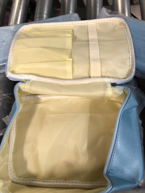 Photo 4 of (light blue) weallbuy 3 Pcs Makeup Bag (light blue)