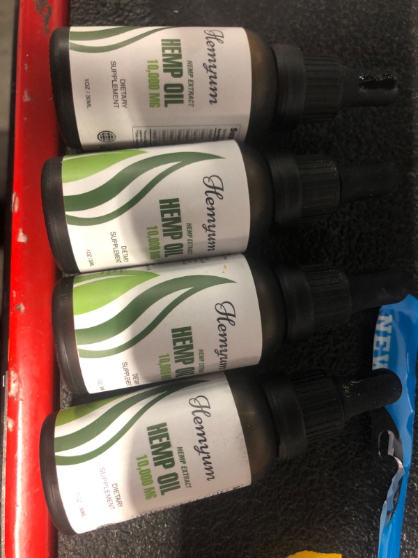 Photo 4 of (4 Pack) Organic Hemp Oil Maximum Strength