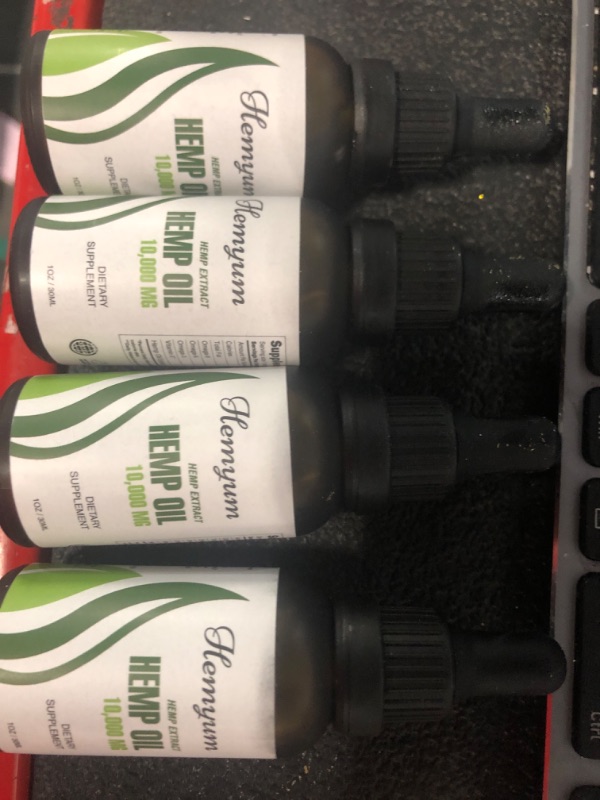 Photo 4 of (4 Pack) Organic Hemp Oil Maximum Strength