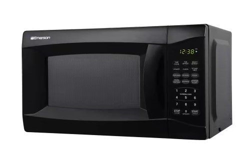 Photo 3 of 0.7 cu. ft. 700-Watt Compact Countertop Microwave Oven in Black EMERSON