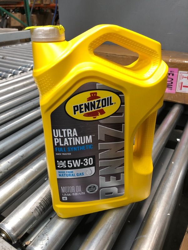 Photo 2 of Pennzoil Ultra Platinum Full Synthetic 5W-30 Motor Oil (5-Quart, Single Pack) 5 Quart Single 5W-30