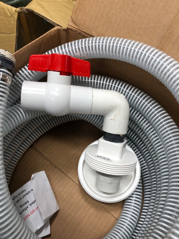 Photo 3 of Clean Dump (CDHV-20) 20 Foot Length Discharge Hose with Drip Proof Valve