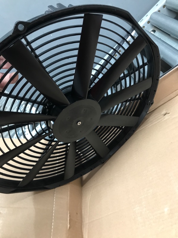 Photo 3 of Spal 30100400 16" Straight Blade Low Profile Fan