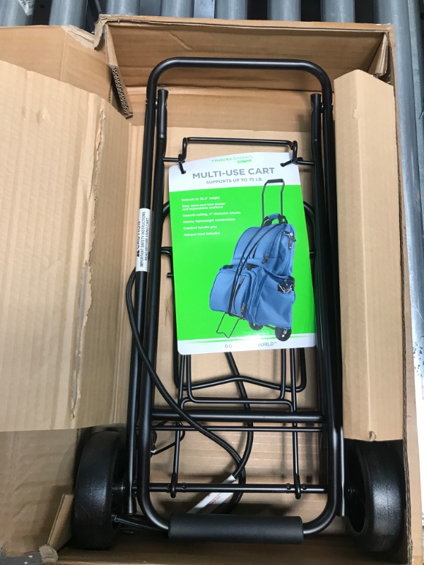 Photo 1 of Conair Luggage Cart by Travel Smart, Portable Dolly Cart, Hand Truck Dolly for Moving, Travel, & Shopping Use Regular