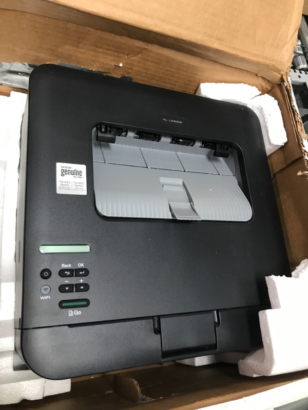 Photo 3 of Brother HLL2305W Compact Mono Laser Single Function Printer with Wireless and Mobile Device Printing (RHLL2305W) (Renewed) Renewed: HLL2305W (Wireless)