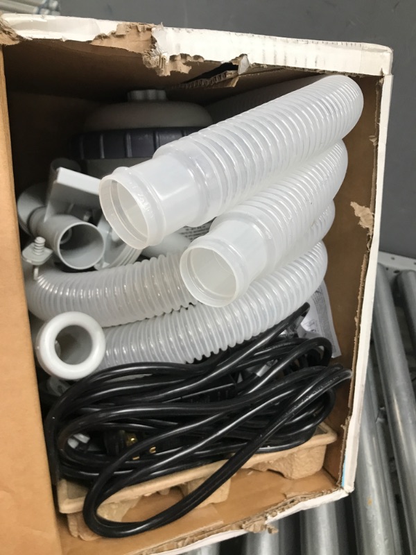 Photo 1 of INTEX 28637EG C1000 Krystal Clear Cartridge Filter Pump for Above Ground Pools, 1000 GPH Pump Flow Rate 1,000 Gallons Per Hour 1,000 Gallons Per Hour Filter Pump