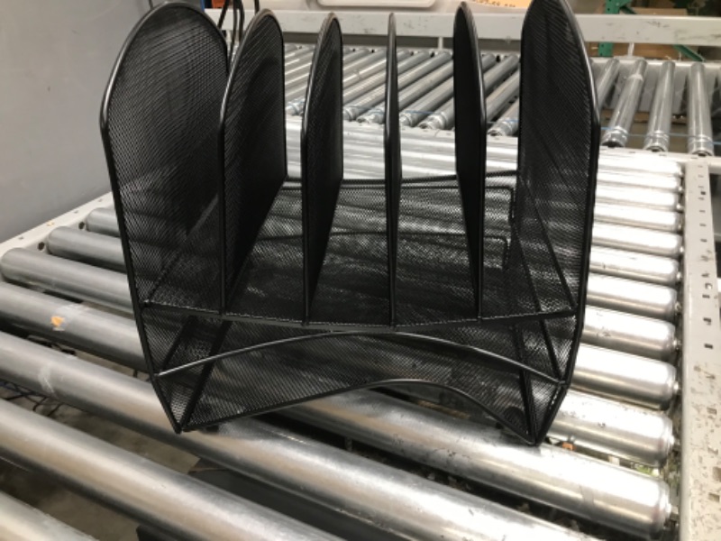 Photo 1 of BENT///  Amazon Basics Mesh File Storage Organizer with Double Tray