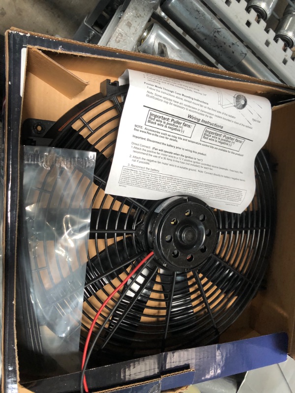 Photo 4 of Flex-a-lite Flex-Wave LoBoy Electric Fan (Puller), 16" (238)