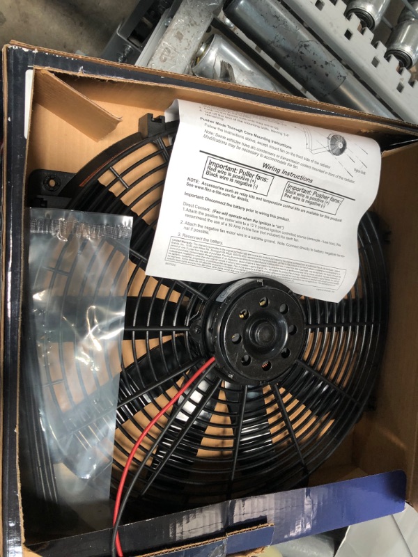 Photo 3 of Flex-a-lite Flex-Wave LoBoy Electric Fan (Puller), 16" (238)