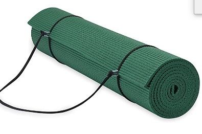 Photo 1 of *MISSING CARRIER SLING* Gaiam Essentials Premium Yoga Mat with Yoga Mat Carrier Sling (72"L x 24"W x 1/4 Inch Thick)
