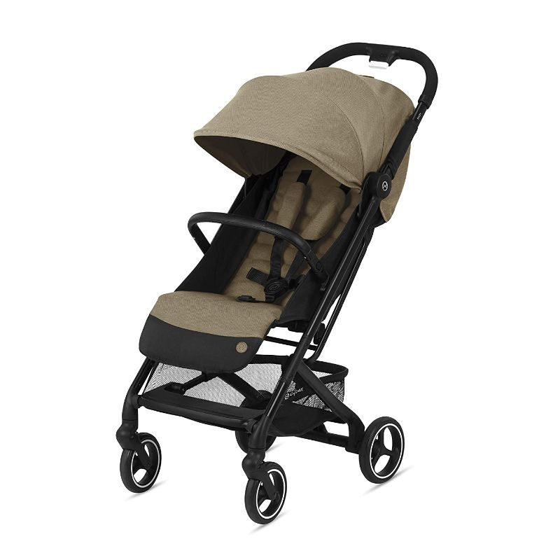 Photo 1 of CYBEX Beezy Stroller, Lightweight Baby Stroller, Compact Fold, Compatible with All CYBEX Infant Seats, Stands for Storage, Easy to Carry, Multiple Recline Positions, Travel Stroller, Classic Beige
