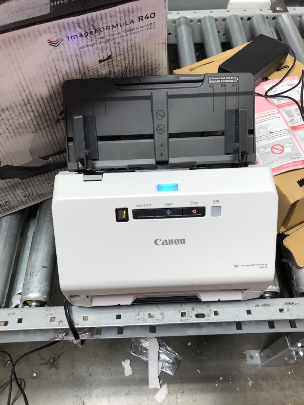 Photo 3 of Canon imageFORMULA R40 Office Document Scanner For PC and Mac, Color Duplex Scanning, Easy Setup For Office Or Home Use, Includes Scanning Software R40 Document Scanner