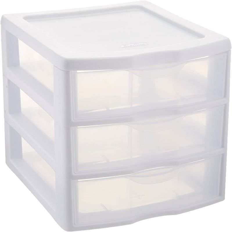 Photo 1 of  
Sterilite ClearView 3 Storage Drawer Organizer
