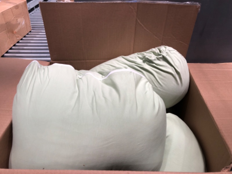 Photo 2 of  Pregnancy Pillow, Sage U-Shape Full Body Pillow and Maternity Support - Support for Back, Hips, Legs, Belly for Pregnant Women
