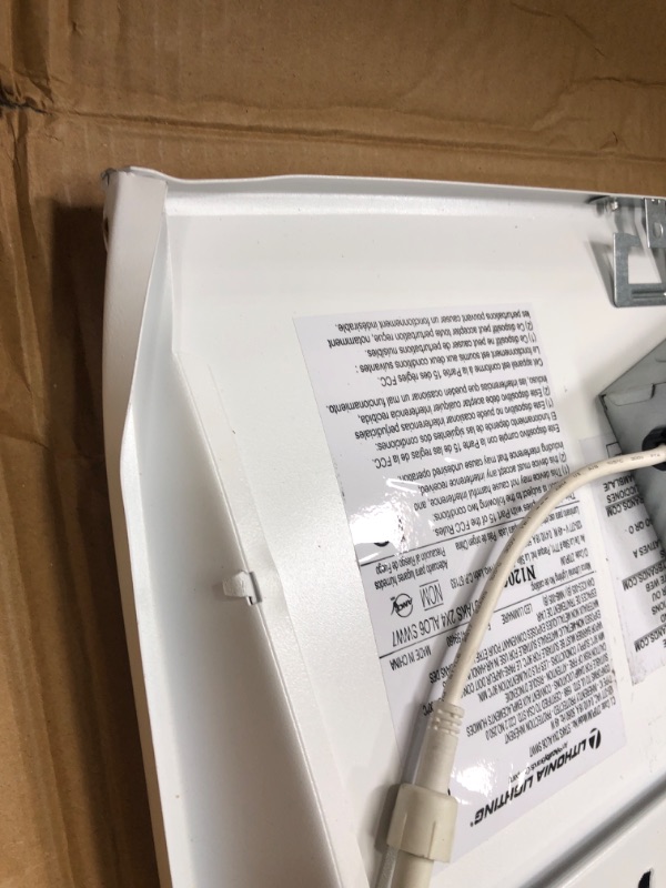 Photo 3 of  * SEE NOTES *Lithonia Lighting STAKS 2X4 ALO6 SWW7 LL Stack LED Troffer Downlight with 3000 to 5000 Adjustable Lumens and 3500 to 5000K Switchable CCT, 2 Feet by 4 Feet, White