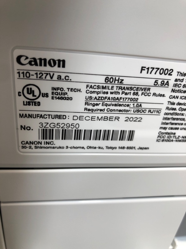 Photo 3 of Canon imageCLASS MF455dw - All in One, Duplex, Wireless Laser Printer with 3 Year Warranty Monochrome Printer with Fax Black and White Laser Printer