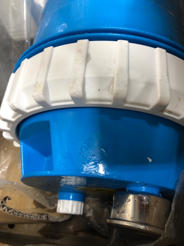 Photo 1 of VEVOR Cartridge Pool Filter, 100Sq. Ft Filter Area Inground Pool Filter,Above Ground Swimming Pool Cartridge Filter System w/Polyester Cartridge,Corrosion-proof,Auto Pressure Relieve,2 Unions Included