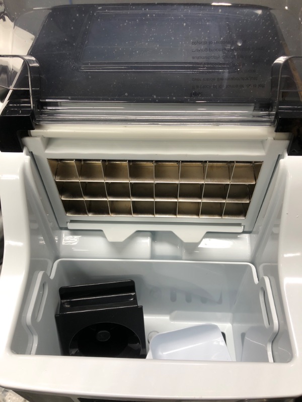 Photo 3 of *SEE NOTES* Newair 45 lbs. Portable Countertop Clear Ice Maker with FrozenFall Technology, Custom Ice Thickness Controls