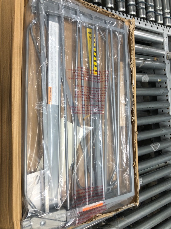 Photo 1 of Regalo Easy Step 49-Inch Extra Wide Baby Gate, Includes 4-Inch and 12-Inch Extension Kit, 4 Pack of Pressure Mount Kit and 4 Pack of Wall Mount Kit, Platinum - Total Pack of 1