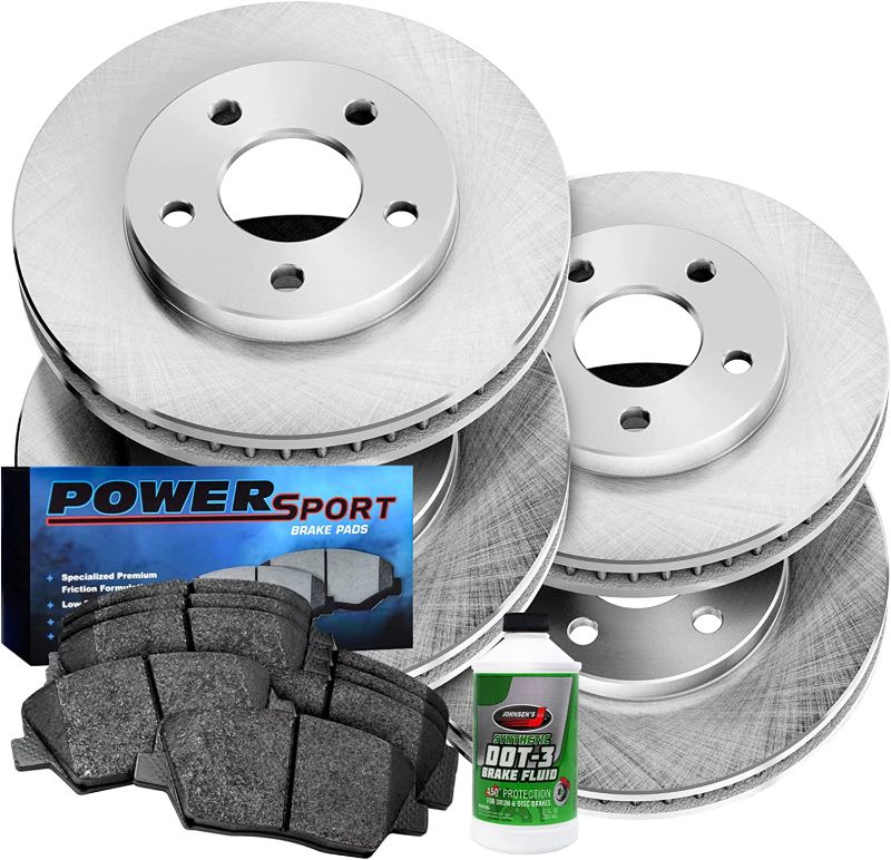 Photo 1 of 
Power Sport Front Rear Brakes and Rotors Kit |Front Rear Brake Pads| Brake Rotors and Pads|Ceramic Brake Pads and Rotors