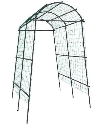 Photo 1 of Gardener’s Supply Company Extra Tall Garden Arch Arbor 80in Titan Squash Tunnel