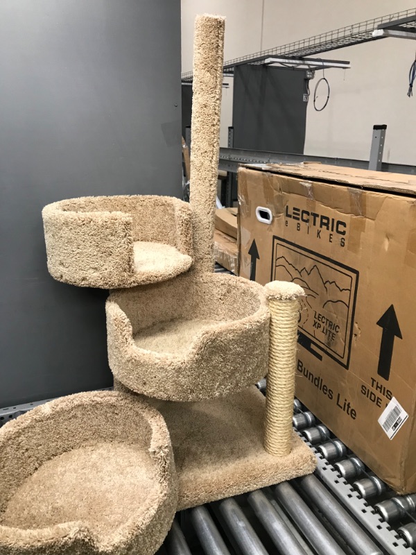 Photo 5 of ***PARTS ONLY***Deluxe Cat Tower with spacious cat perches and scratching post for Large Cats Beige