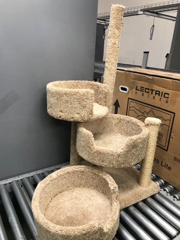 Photo 2 of ***PARTS ONLY***Deluxe Cat Tower with spacious cat perches and scratching post for Large Cats Beige