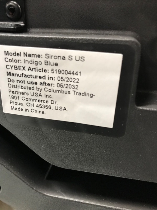 Photo 1 of Cybex Sirona S Rotating Convertible Car Seat with SensorSafe 2.1, Children Newborn to Four Years, Easy Child Load, Infant Baby Toddler Preschooler, Indigo Blue Car Seat Indigo Blue