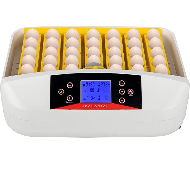 Photo 1 of 42-Egg Practical Fully Automatic Egg Incubator - Digital Poultry Hatching Machine with Egg Candler - Temperature Humidity Control and Automatic Egg Turner - Egg Incubators for Chicken, Ducks, and More