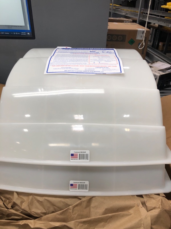 Photo 2 of (2) MAXXAIR 00-933066 Original Vent Cover-White