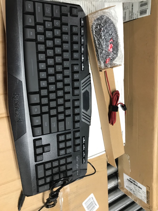 Photo 2 of Redragon S101 Gaming Keyboard, M601 Mouse, RGB Backlit Gaming Keyboard, Programmable Backlit Gaming Mouse, Value Combo Set [New Version] Black