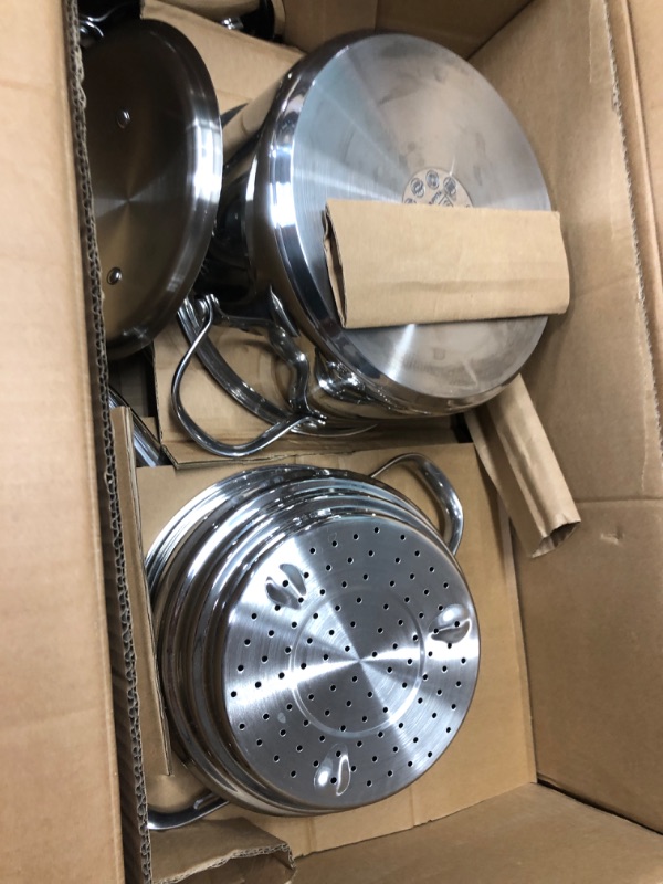 Photo 2 of **SEE NOTES**
Classic 10-Piece Stainless Steel Cookware Set