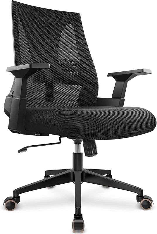 Photo 1 of 
CAPOT Office Chair - Ergonomic Office Chair Computer Desk Chair Breathable Mesh for Big People - Mid Back Comfortable Swivel Office...