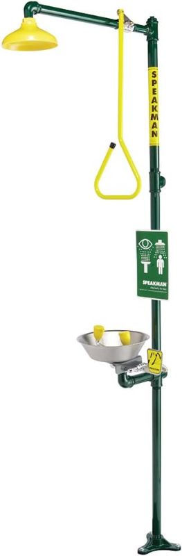 Photo 1 of 
Speakman SE-693 Traditional Series Combination Emergency Eyewash and Shower Essential Safety Station, 1.25-in Stanchion, Stainless Steel Bowl
Color:Stainless Steel Bowl