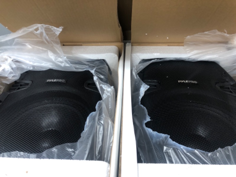 Photo 1 of Pyle Wireless Portable PA Speaker System - 1000W High Powered Bluetooth Compatible Active + Passive Pair Outdoor Sound Speakers W/USB SD MP3 AUX - 35mm Mount, 2 Stand, Microphone, Remote