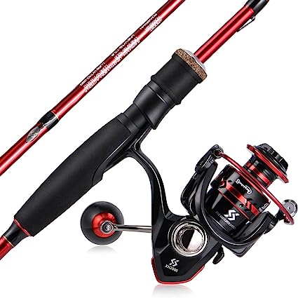 Photo 1 of (missing parts)Sougayilang Fishing Rod and Reel Combo, Stainless Steel Guides Fishing Pole with Spinning Reel Combo for Saltwater and Freshwater
