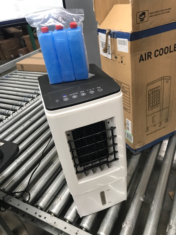 Photo 2 of Portable Air Conditioners, 4-IN-1 Air Conditioner Portable for Room with 4 Modes 3 Speeds, 1.32 Gal Water Tank, Portable Ac w/Remote, 7H Timer, 90°Oscillation, Quiet Air Conditioner for Home Office
